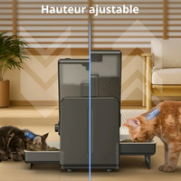Catlaya SmartFeed Duo™ – Distributeur automatique de croquettes pour chat (double gamelle, alimentation séparée)