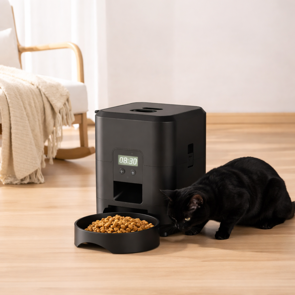Catlaya SmartFeed™ – Distributeur automatique de croquettes pour chat (programmable, minuterie intégrée)