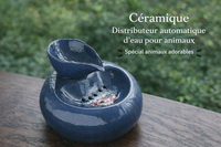 Catlaya AquaFlow Ceramic™ – Fontaine à eau pour chat en céramique (circulation continue, hygiénique et durable)