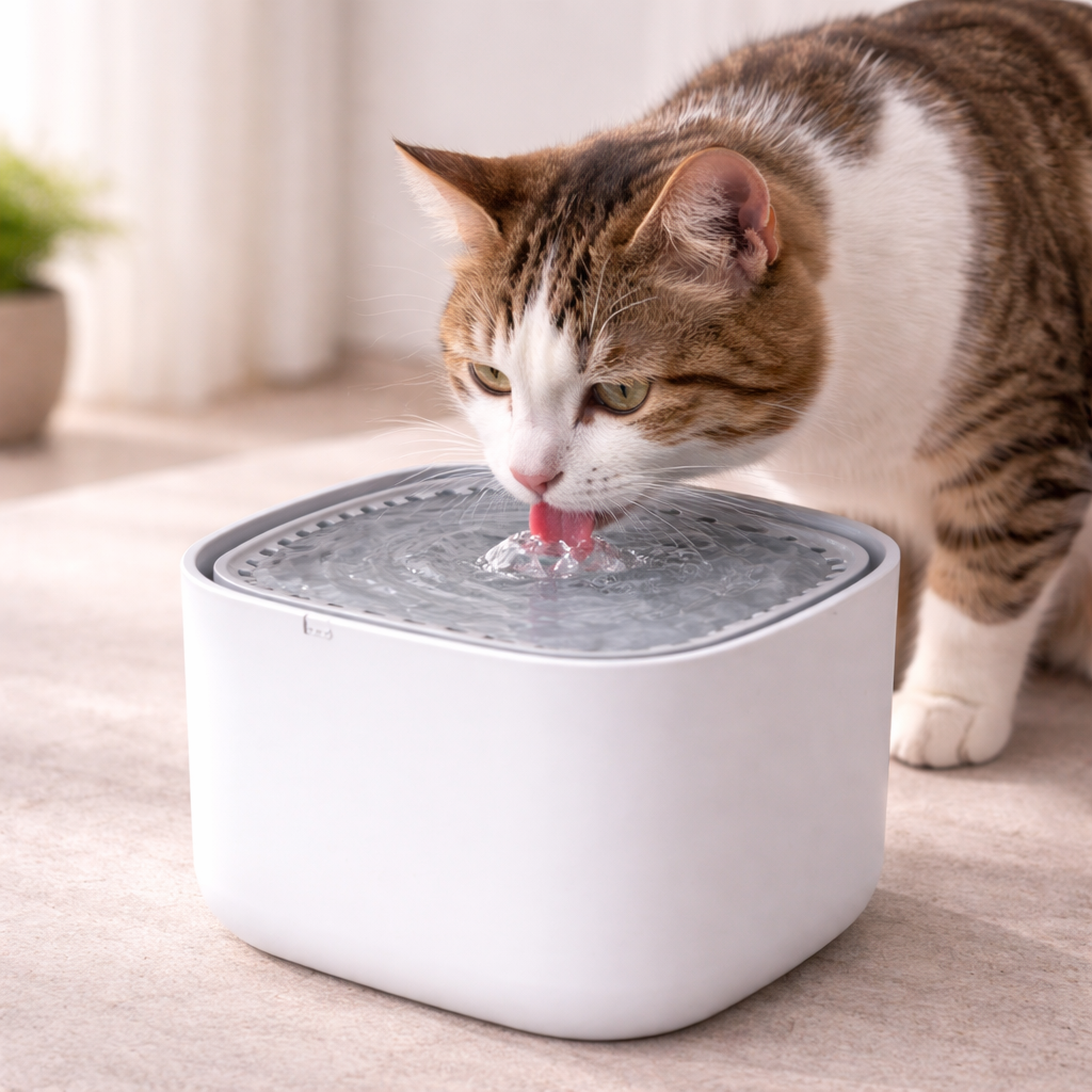 Catlaya AquaFlow™ – Fontaine à eau pour chat (circulation continue, fonctionnement silencieux)
