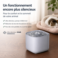 Catlaya AquaFlow™ – Fontaine à eau pour chat (circulation continue, fonctionnement silencieux)