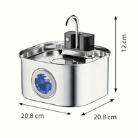 Catlaya AquaFlow Wireless™ – Fontaine à eau sans fil pour chat (réservoir autonome, pratique et silencieuse)