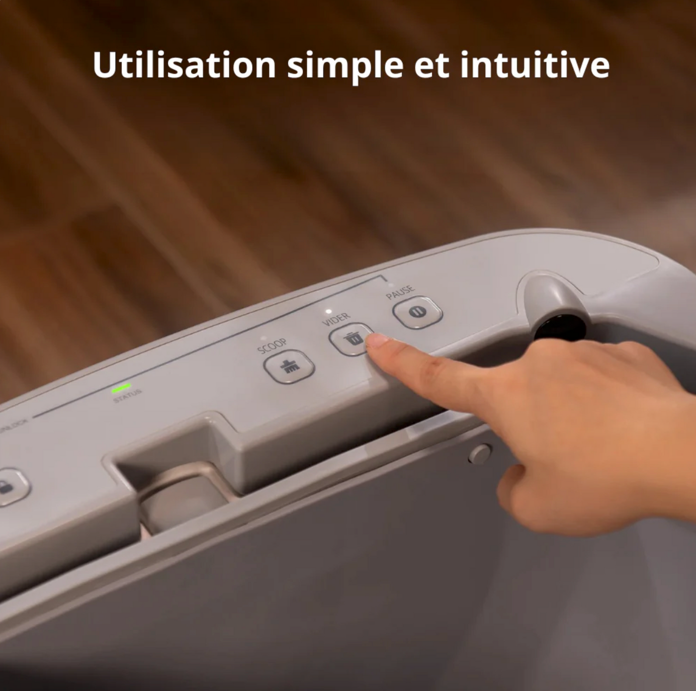 Catlaya SmartClean Open™ – Litière automatique ouverte pour chat (autonettoyante, grande capacité)