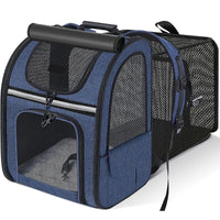 Catlaya TravelSafe Expand™ – Sac à dos extensible pour chat (espace modulable, respirant et confortable)