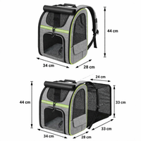 Catlaya TravelSafe Expand™ – Sac à dos extensible pour chat (espace modulable, respirant et confortable)