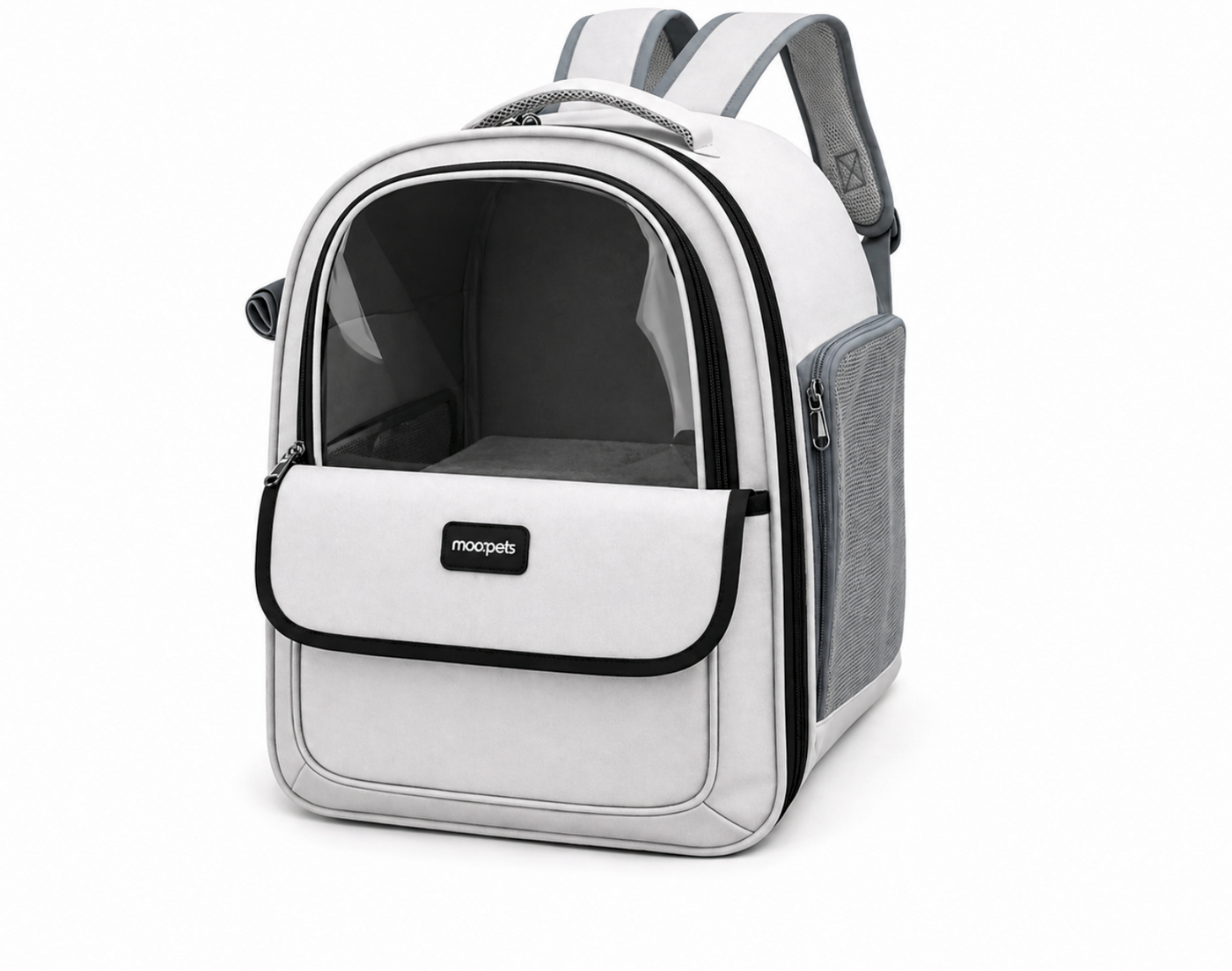Catlaya TravelSafe Capsule™ – Sac à dos transparent pour chat (vue panoramique, ventilé et confortable)