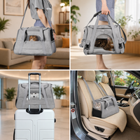 Catlaya TravelSafe™ – Sac de transport pour chat cabine avion (léger, ventilé, confortable)